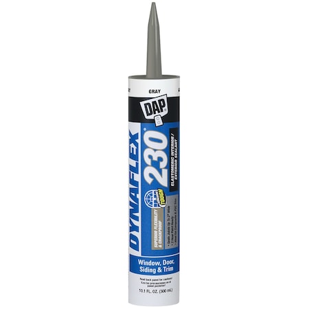 Dynaflex 230 Gray Premium Latex Door/Siding/ Window Sealant 10.1 oz 18286